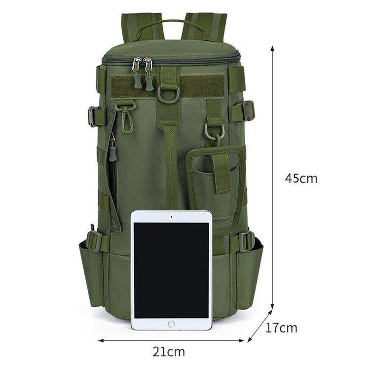 Multifunctional Large Capacity Outdoor Backpack for Hiking & Fishing with Sea Rod Holder
