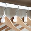 Mini-Kleiderbügel für den Kleiderschrank, Verbindungsbügel, sparen Platz im Kleiderschrank, zum Anschließen, kaskadierender Kleiderbügel aus Kunststoff, Kleideraufbewahrung zu Hause