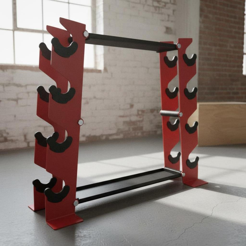 Dumbbell Rack Vertical Compact Exercise Storage for Gym