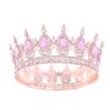 Queen Crown Rhinestone Wedding Crowns and Tiaras for Princess Party Hair Accessories Crown Cake Decorations
