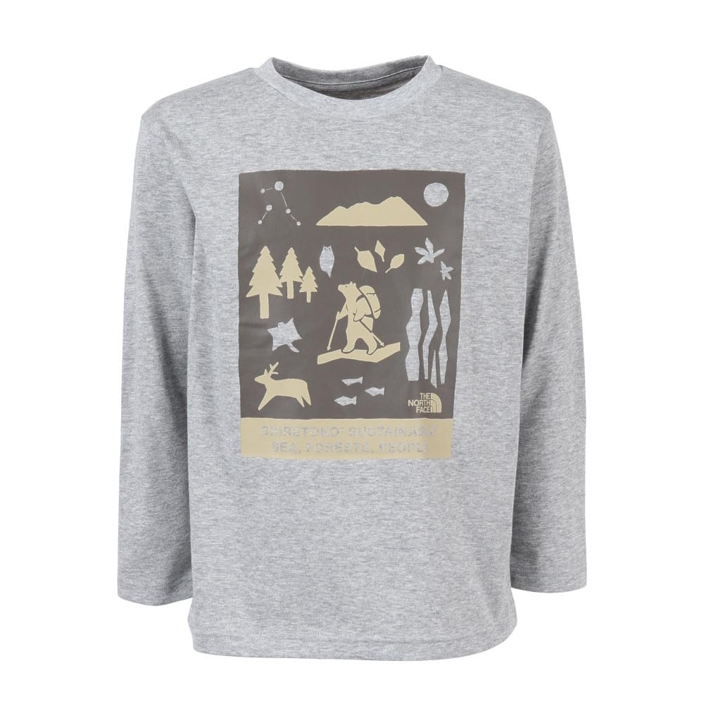 

The North Face Shiretoko Toko Футболка с длинным рукавом из смешанного материала, серая, 110, футболка, длинный рукав