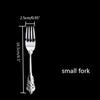 1Pcs Luxury Western Silverware Cutlery Dinnerware Set Flatware Steak Knife Fork Spoon Dinner Tableware Restaurant Cooking Room Tool
