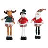 Telescopic Santa Doll Christmas Home Decoration Festival Ornament Gifts Practical Accessory for Household Use