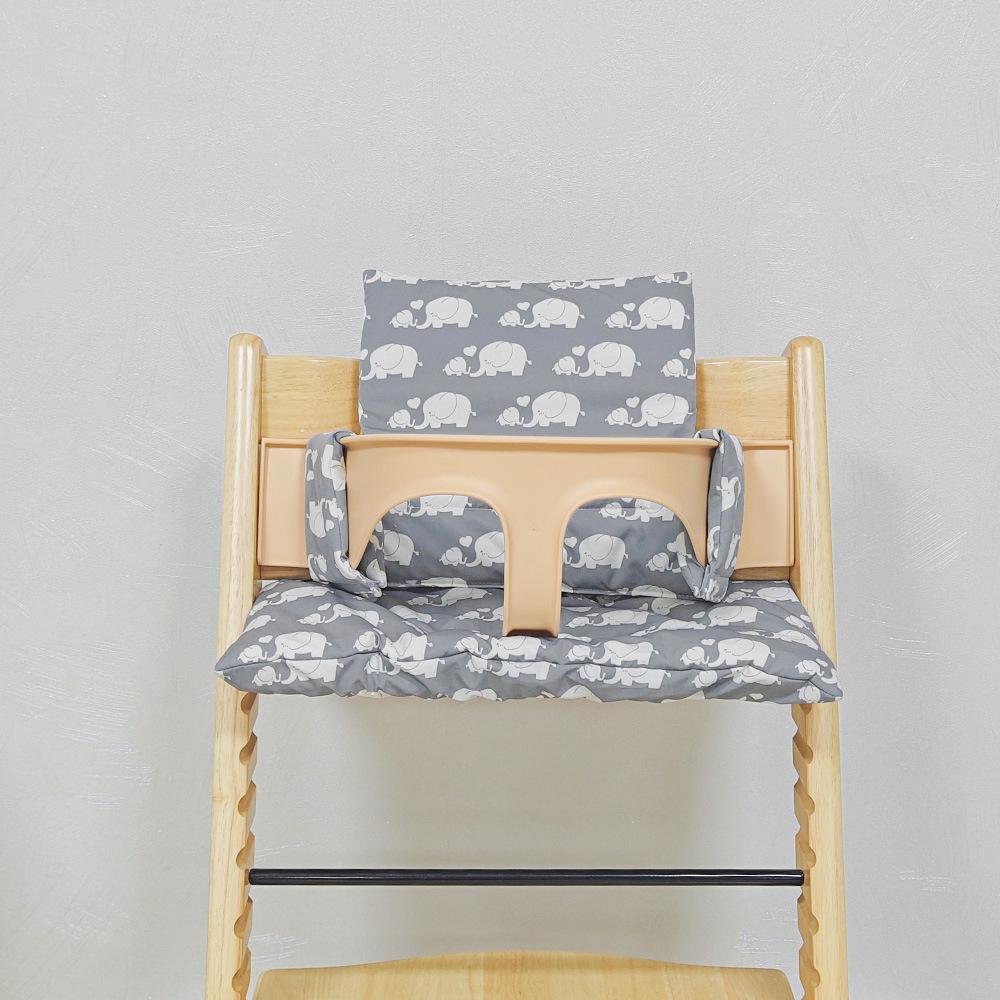 Korean-Style Cartoon Baby Growth Chair Cushion for Children's Dining Chair Backrest