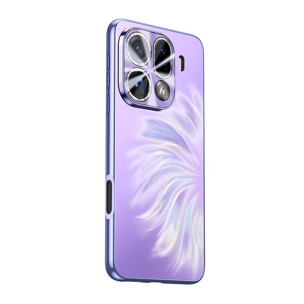 Applicable to OPPO FindX9Pro Mermaid Ji mobile phone case electroplating soft edge Reno16 lens all-inclusive anti-drop protection