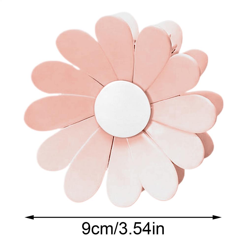 Daisy Magnetic Fridge Magnet Seal Clip Petal Sealing Clip Bag Clip Snack Sealer Multifunctional Kitchen Food Storage розовый