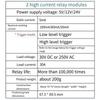 30A Double  Channel Relays Module High Low Level Triggers Upgrades for PLC Automation Equipment & Industrial Control system 