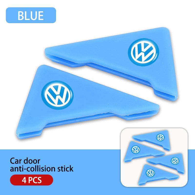Silicone Car Door Bumper Stickers Anti-collision Paint Surface Guard For Volkswagen VW Scirocco Jetta Beetle Golf 4 5 6 Passat