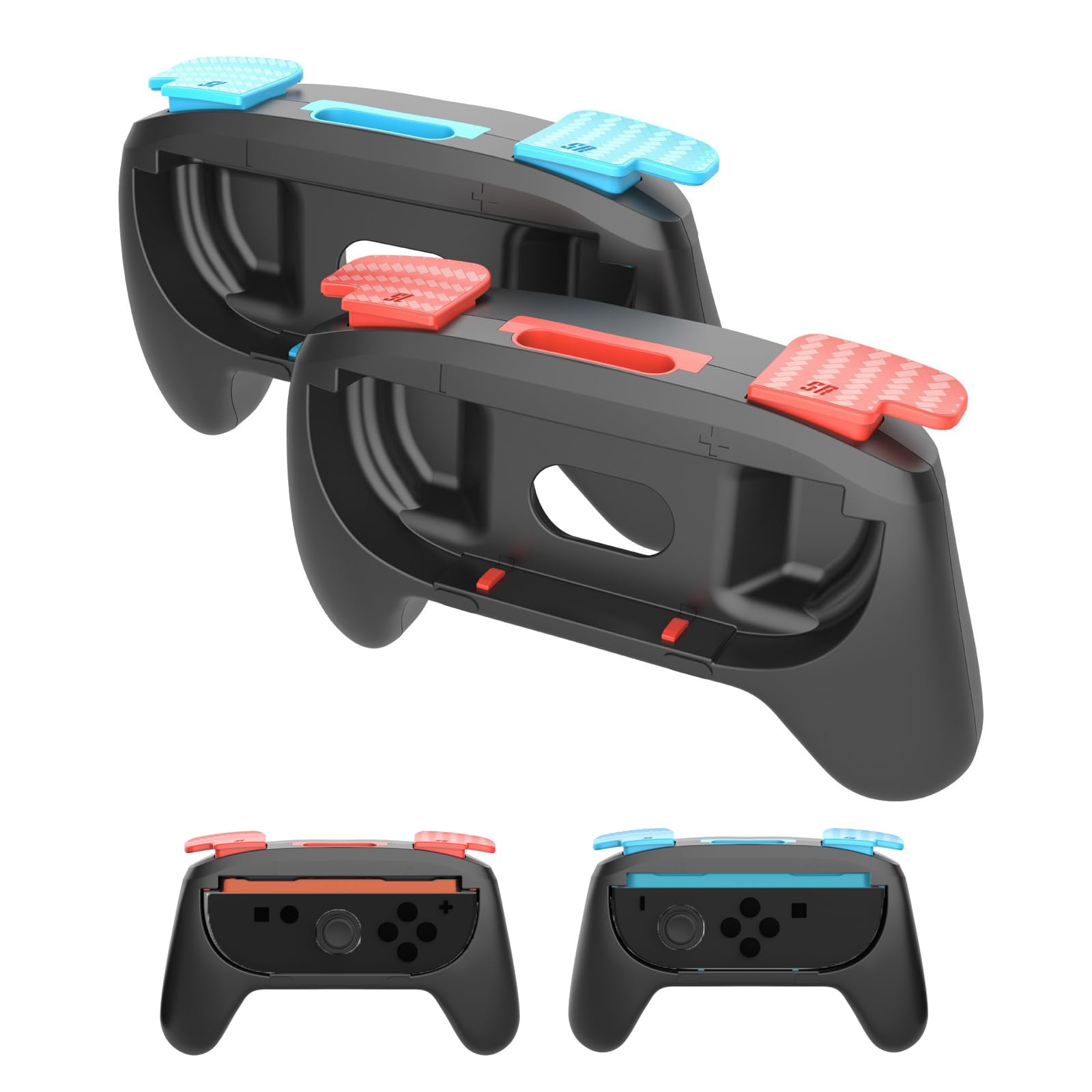 

Набор из 2 насадок для Switch2 в контроллере Switch2, чехол для насадки, противоударный защитный чехол, насадка для насадки Switch2, 2 шт., Joy-Con [Новинка 2025 г.] Joy-Con чёрный