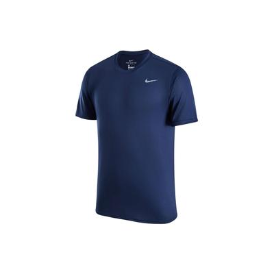 Camiseta Confortável Dri-Fit Logo Gola Redonda Secagem Rápida Casual Manga Curta Tops Masculinos Azul Universidade/Cinzento Fresco HF0507-419