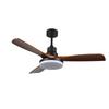 Retro Solid Wood Ceiling Fan Lamp