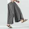 Men's Hanfu Wide-Leg Summer Pants: Retro Chinese Style, Thin Youth Tang Suit