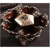 Fruit Bowl Basket European Style Fruit Plate Retro Living Room Candy Plate Large Household Dried Fruit Plate Coffee Table Decoration Ornaments Fruit