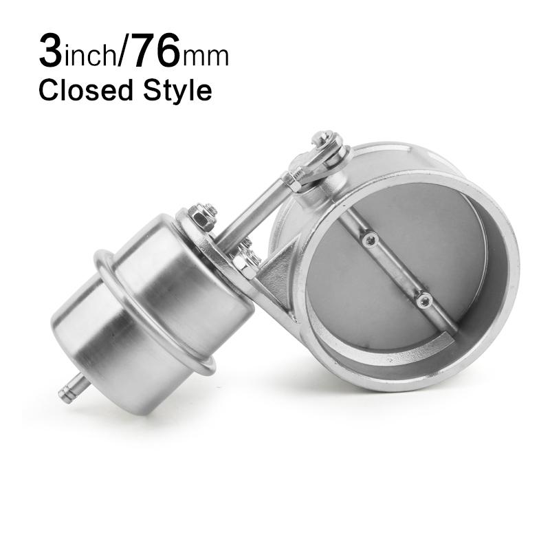 

Stainless Steel vacuum Activated Exhaust Cutout 3 76MM Close Style Pressure: about 1 BAR For BMW E30 3-Series