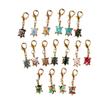 10/12pcs DIY Charms Turtle Key Chain Metal Mini Tortoise Pendant Tortoise Keychains  Small Gifts