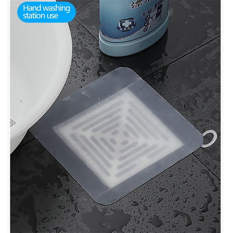 Thick Silicone Floor Drain Deodorant Cover Bathroom Deodorant Insect-Proof Seal Household Sewer Pipe Sink Anti-Smell Floor Cover