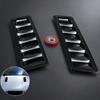 Car Engine Hood Intake Panel ABS Heat Dissipation Vents for Universal Car Modification Supplies