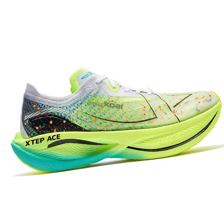 Xtep 160X 3.0 Pro Casual Anti-Alunecare Rezistente la Uzură Joase Pantofi de Alergare pentru Maraton Adidași Bărbați Aurora-Verde Negru 978119110115-12