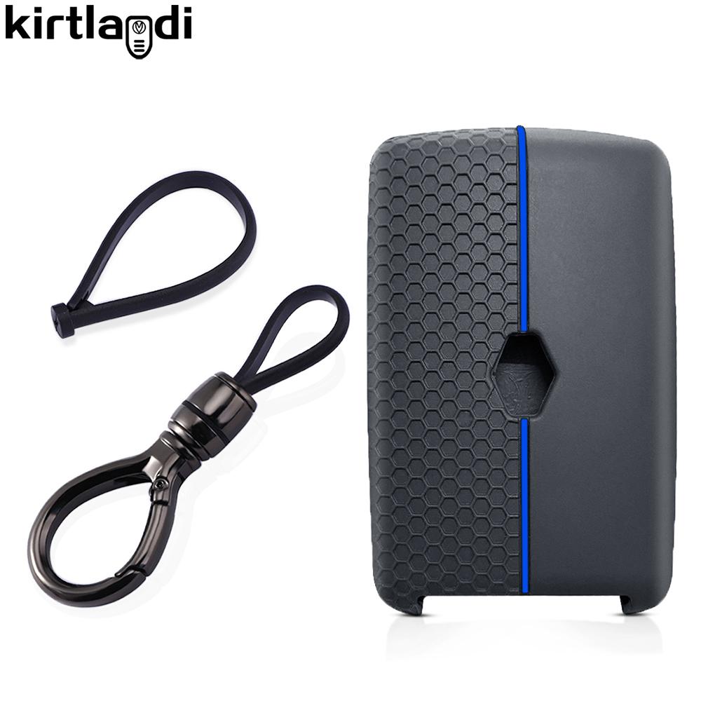 Pro Renault Clio Megane Arkana Captur Koleos Zoe Espace Scenic Sandero Kadjar Dacia Duster Silikonové pouzdro na klíčenku karty do auta