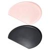 TPU Cutting Board Semi-Circular Kneading Pad Countertop Cutting Board Anti Slip Circular Cutting Board For Barbecue Meal Prep