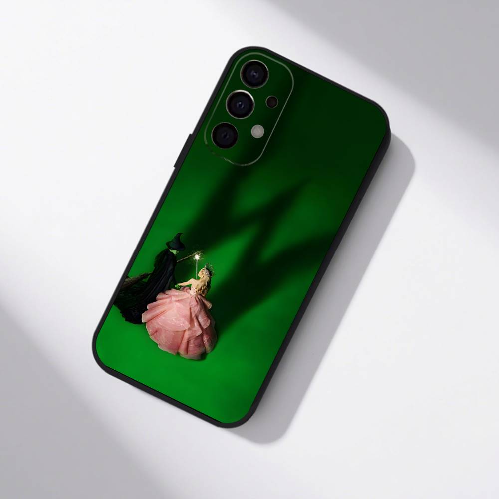 W-Wicked Musical Green Pink Phone Case For Samsung S25,S24,S21,S22,S23,S30,Ultra,S20,Plus,Fe,Lite,5G Black Cover