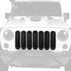 ABS Front Grill Mesh Insert Racing Grille Cover Guard Sticker Kit for Jeep Wrangler JK 2007-2017 7pcs/set