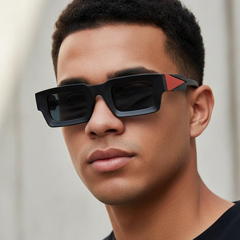 2026 New Fashion Small Frame Square Sunglasses UV400 Colorful Mirror Lens Rectangle Sun Glasses for Men Women