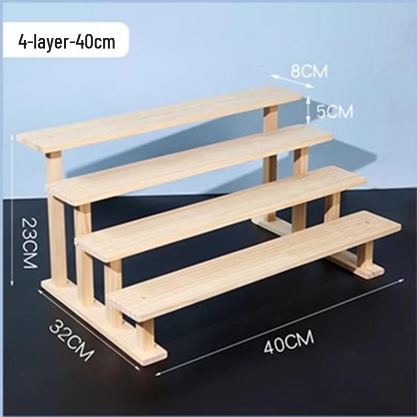 Solid Wood Display Table for Miniatures and Succulents