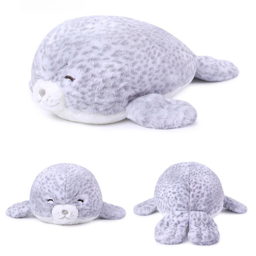 Seal Plush Pilllow Soft Sea Lion Shark Stuffed Plushies Dolphin Plush Doll Sea Life Fish Plush Toy Room Decor Cushion Doll