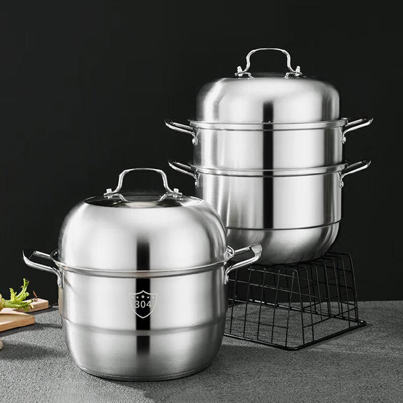 Verdickter Dampfkochtopf aus 304 Edelstahl