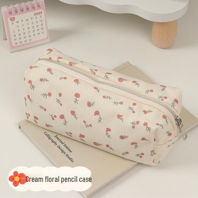 

Large Capacity Korean Style Pencil Case - Thickened, Simple Stationery Bag for Students