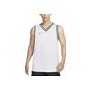 Nike Solid Color Outdoor Casual Sports V-Neck Sleeveless T-Shirt Men Tops White FQ3708-100