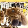 Rex Rabbit Fur Pony Keychain: Cute Cartoon Horse Doll Event Gift