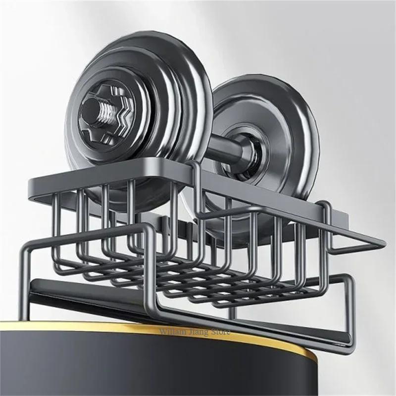 Kitchen Sink Drain Rack Storage Box Stainless Steel Self-draining Sink Detergent Sponge Rack Rag Towel Rack Filter Basket Shelf