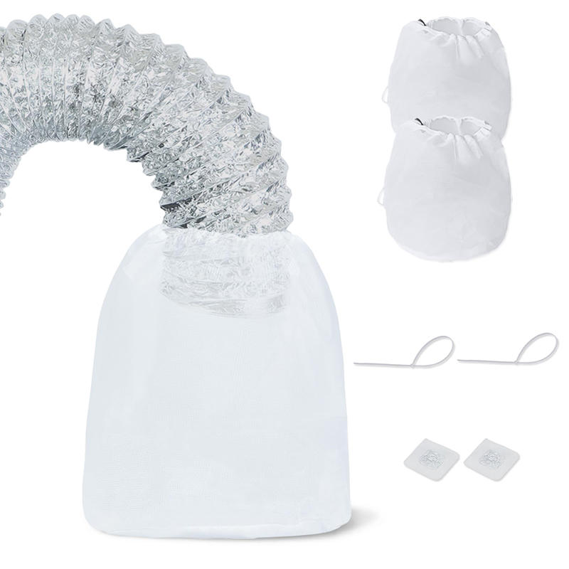 

2/3 шт. Мішки для збору ворсу з вентиляційного отвору сушарки, Пастки для ворсу для внутрішніх та зовнішніх вентиляційних отворів сушарки, Мішок для збору пилу та ворсу