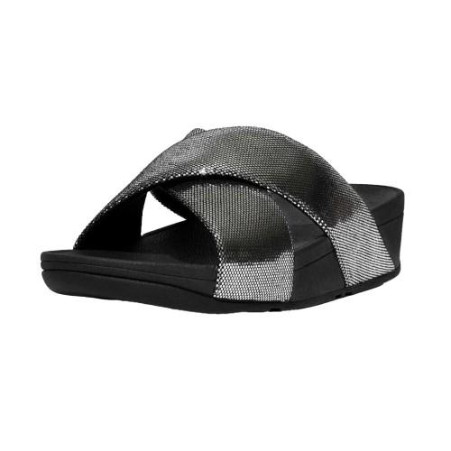 Fit Flop Womens/Ladies Lulu Lustra Criss Cross Strap Sliders