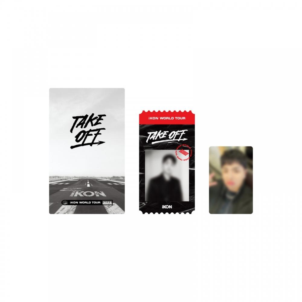 

Icon 06 Ticket Holder Set 2023 Ikon World Tour Take Off C. BOBBY (BOBBY)