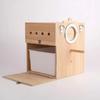 Bird Nesting Box with Tray Removable Wooden Breeding Safe for Cage