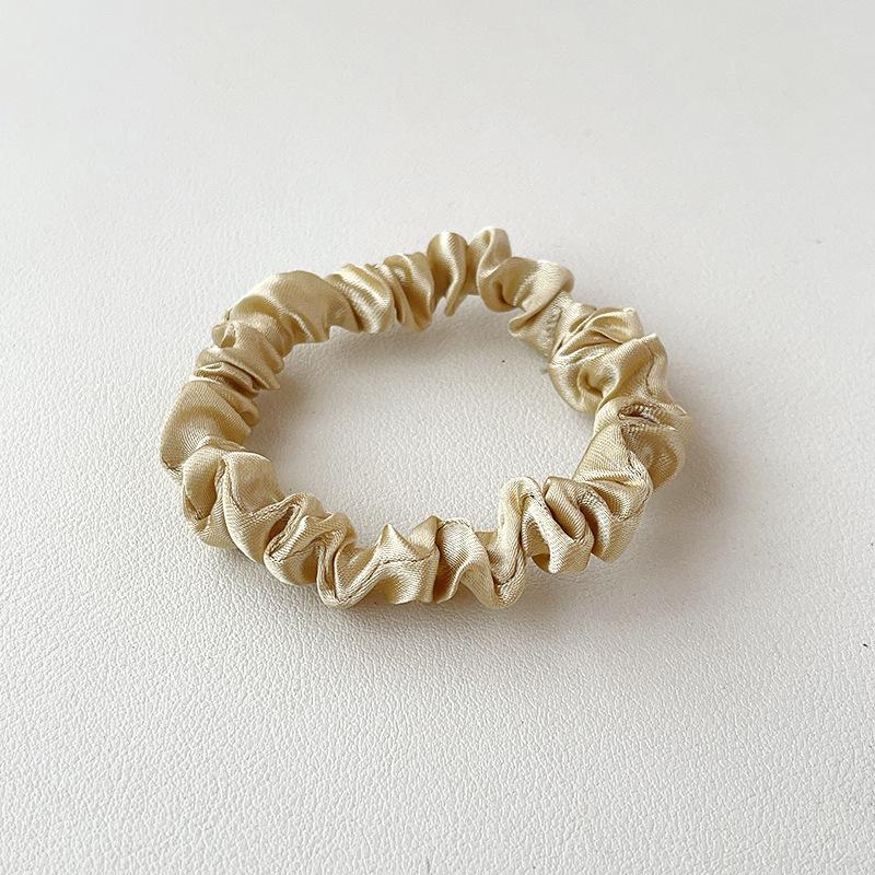 Satin Cloth Art Large Intestine Hair Band European and American Headrope Hair Accessories Simple Headband Head Flower Rubber Band Hair Accessories