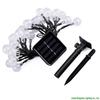 Outdoor Waterproof Solar LED Bubble String Lights for Festive Camping & Christmas Decor
