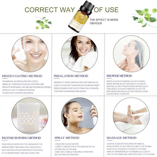 10ml Osmanthus Body Oil Massage Aromatherapy Moisturizing Plant Extracts Deep Penetration Beauty Care Essential Oil for Home