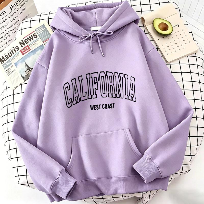 Streetwear Los Angeles Kalifornien Buchstabendruck Hoodies Frühling Lässige Hoodies Sweatshirts Herren Damen Hoodie Sweatshirt