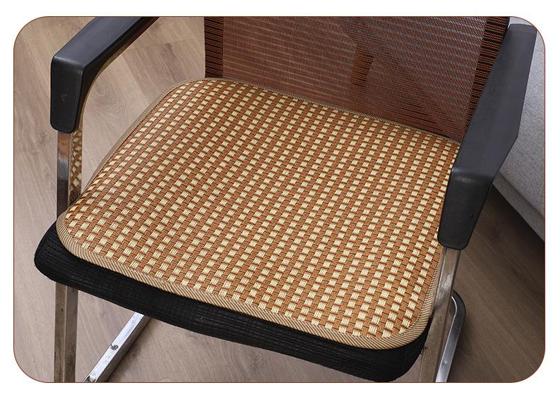 

40x40cm Bamboo and Wood Cool Mat AB Two Sided Office Chair Cushion Bamboo and Wood Cushion Dining Chair Cushion Chair Cushion 40x40cm белый