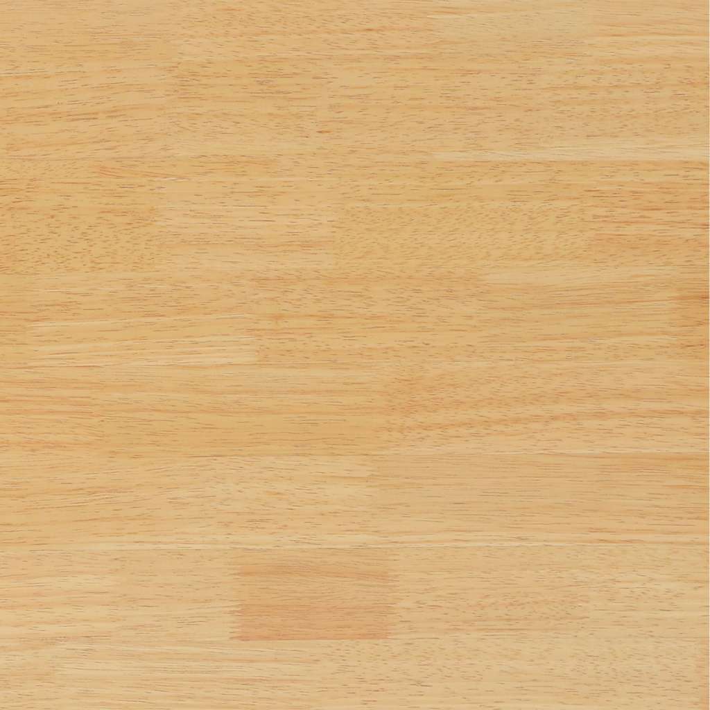 Dining Chairs with Cushions 2 pcs Natural Solid Rubberwood