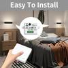 Interrupteur d'éclairage intelligent sans fil 433Mhz RF 86 Interrupteur mural 1/2/3 Gang Interruptor Interrupteur d'éclairage intelligent Mini récepteur relais pour maison Lumière LED Lampe Ventilateur
