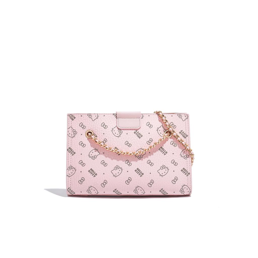 New Sanrio Hello Kitty PU Tote Bag, Shopping Bag, Shoulder Bag Regular Women's Pink/Brown SHHF41488