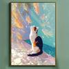1000pcs Jigsaw Puzzle Art Wall Decoration -Whimsical Cats And Goldfish Jigsaw Puzzle Room Home Wall Art Decoration Suitable for Birthday And Christmas