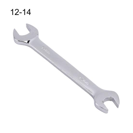 5,5–24 mm rostfreier Gabelschlüssel, Reparaturwerkzeug mit hoher Härte, mehrere Größen, Doppelgabelschlüssel für die Autoreparatur