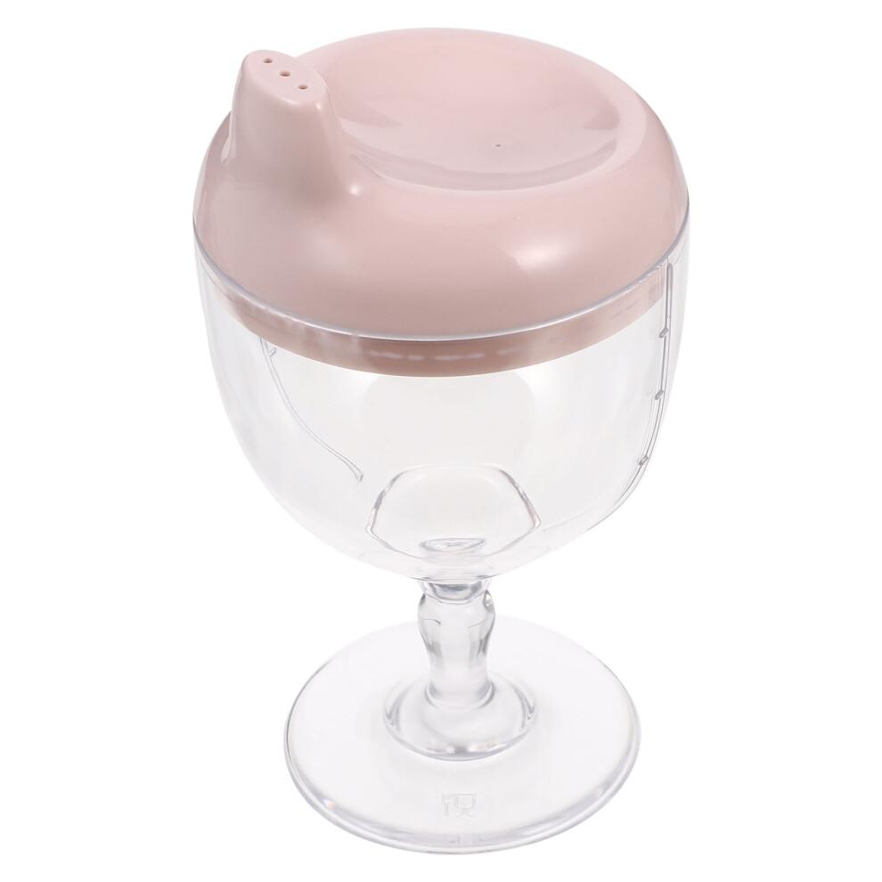 Childrens Reusable Plastic Cups Pink Pp 1pcs 5.7x3.14x3.14in
