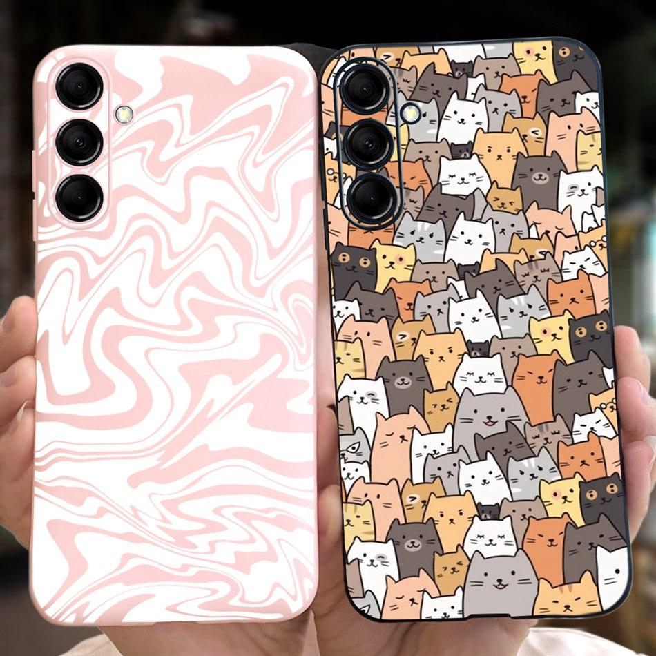 For Samsung Galaxy A25 5G Phone Case Samsung A25 2023 SM-A25B Fashion Moon Design Soft Silicon Back Cover